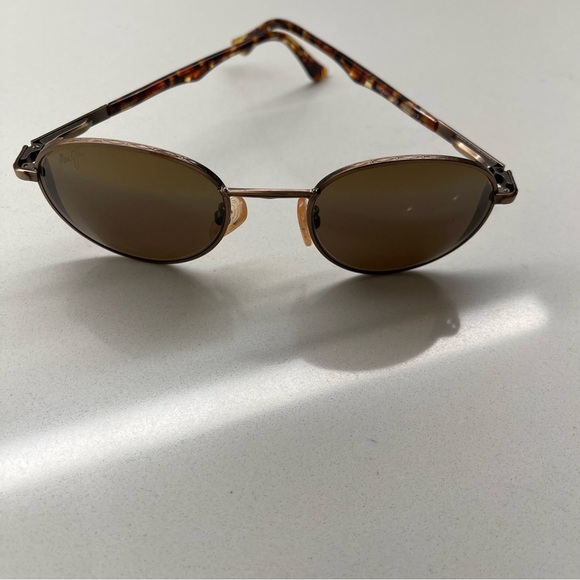Rare Maui Jim Copper and tortoise framed polarized sunglasses - Picture 4 of 12